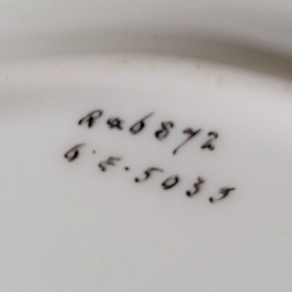 Royal Doulton Davis Collamore Bread Plate /Appetizer Plate Gold Encrusted Design - Picture 6 of 6